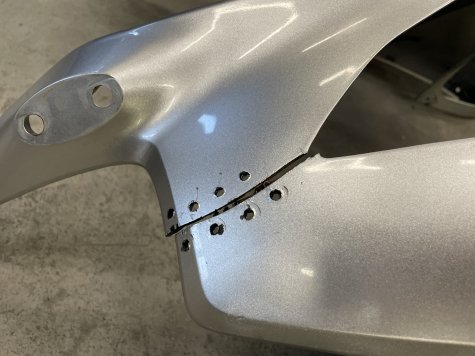 Пластик обтекатель морда Honda VFR 800 RC46 02-3