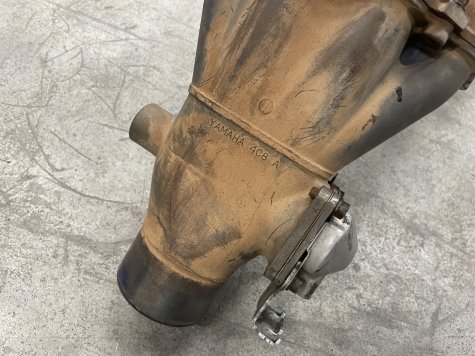 Коллектор выхлоп Yamaha R1 07-08 год 4C8-2