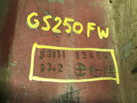 Крыло переднее Suzuki GS250FW GJ71A-3